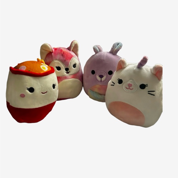 Squishmallows Plush Set of 4 Stuffed Animals. - Picture 2 of 8
